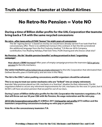 No Retro No Pension VOTE NO